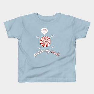 ENCOURAGEMINT (Red Peppermint) Kids T-Shirt